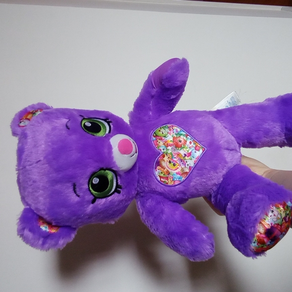 Build-A-Bear Other - Build A Bear Purple Shopkins Teddy Bear Plush Toy